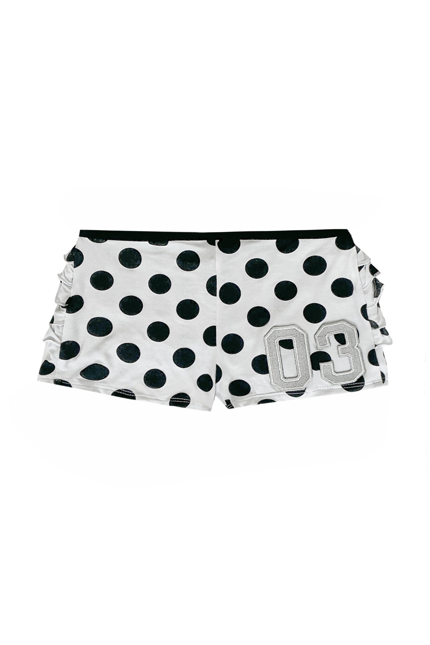 peaches shorts - polka dots