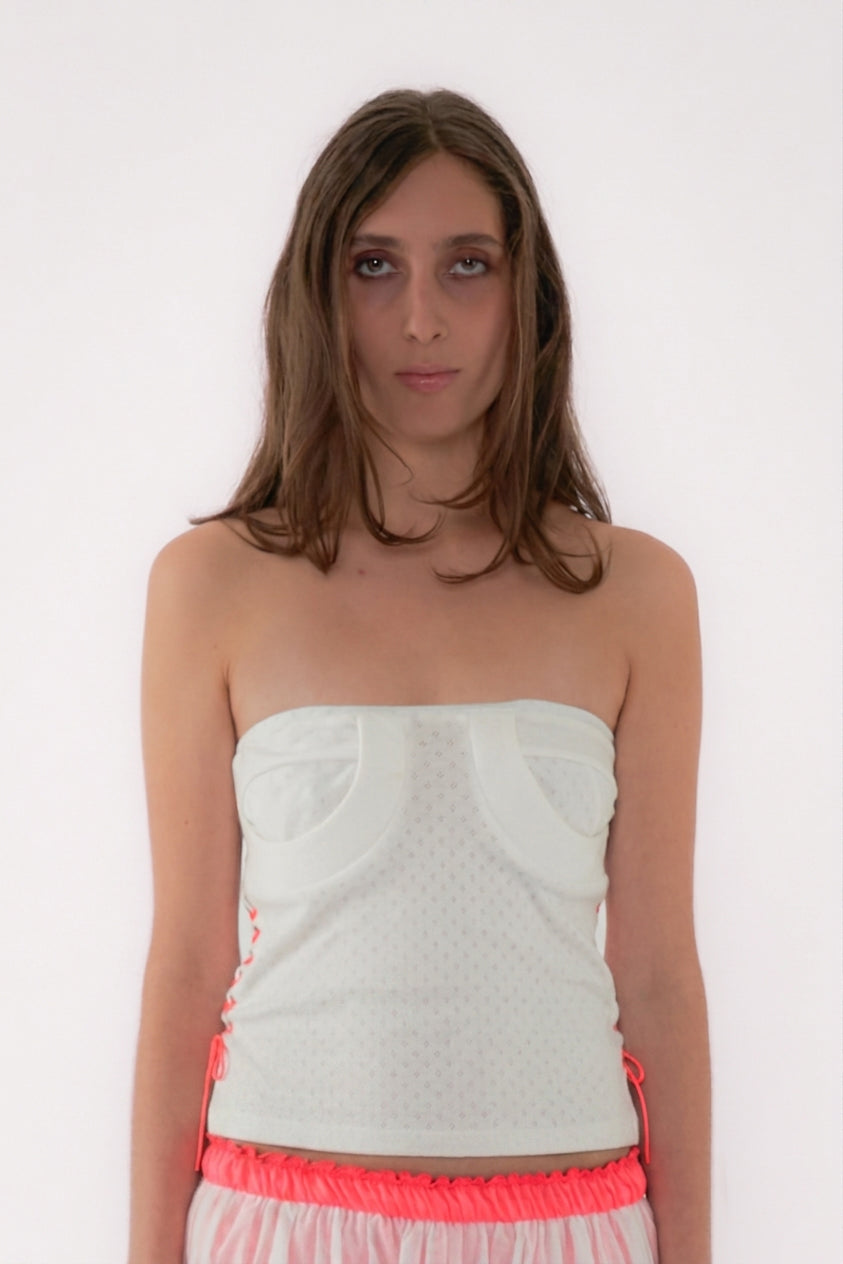 Marie Antoinette Top - White