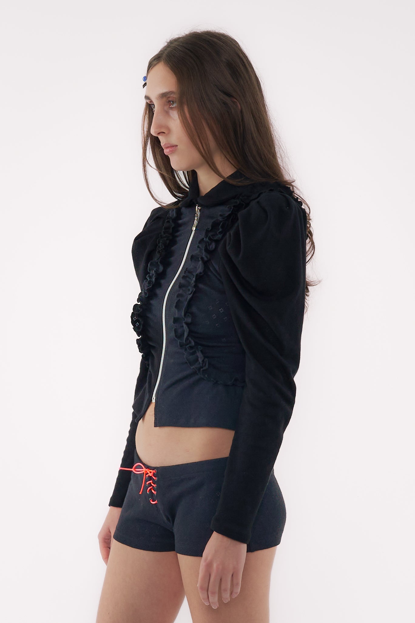 August Zip Up - Black
