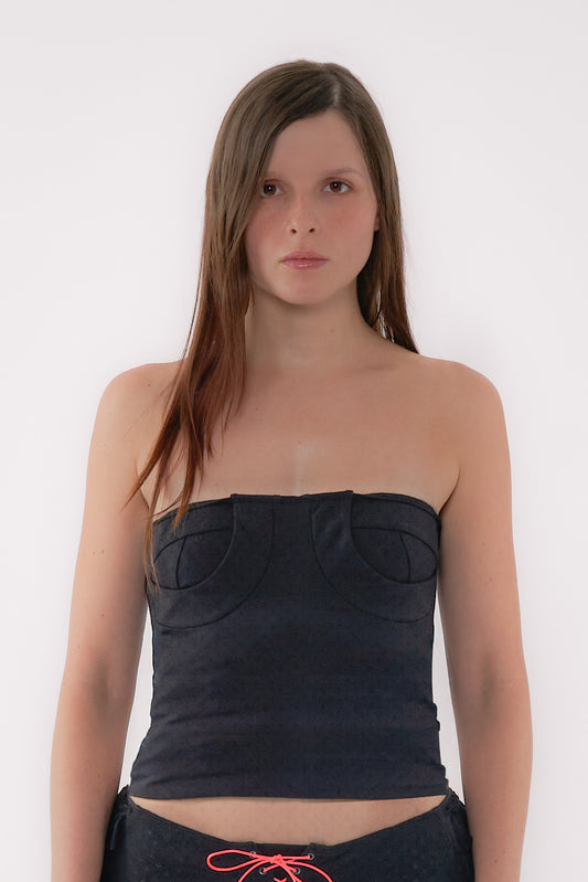 Marie Antoinette Top - Black