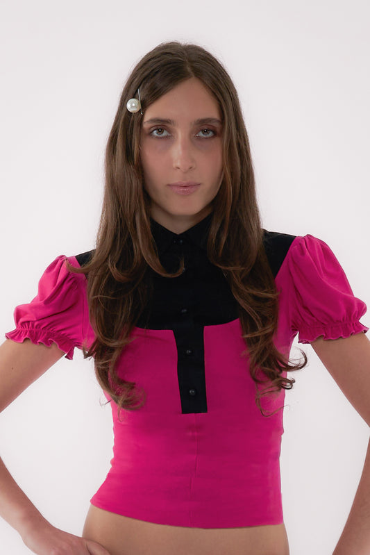 Olga Top - Raspberry